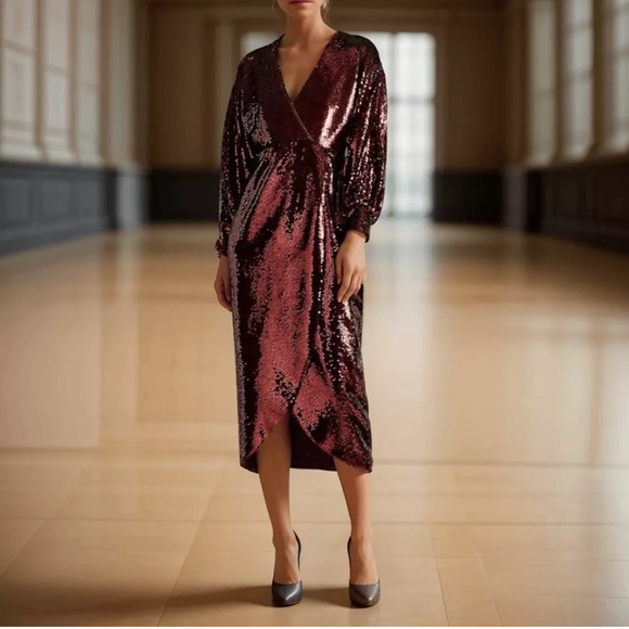 Ted Baker EMALEEE Sequence Dress - Picture 9 of 12